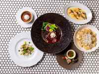 (Time Sale) [Dinner] Dinner Set 6 Course + Free Kyoto Beef Sirloin Upgrade + 2 Drinks (Limited Time Sale: 12/1-19)