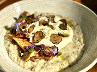 TRUFFLE RISOTTO, WILD MUSHROOM (VEGETARIAN)🥛.