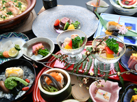 【月替わり】　特撰会席+選べる乾杯酒付　税込24,200円