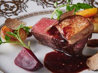 1月おすすめ贅沢ディナー【★2026迎春プラン★乾杯酒プレゼント】オマール海老のグラチネや国産牛フィレ肉のロッシーニを味わう豪華フルコース全5品-SHIKITEI-（平日）