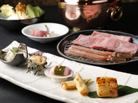 四季彩コース＜神戸牛とかにの合盛りしゃぶしゃぶ＞(2026年1月より)