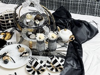 ベッドのお席🖤Monotone Tweed Afternoontea