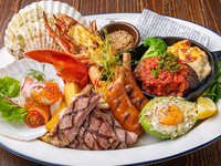 【店内限定】海賊王の晩餐プラン～海賊船名物の海賊達のゴチ盛りプレートなど～
