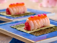 期間限定3月31日まで。【うしみつ特別コース】飲み放題付き！新商品「和牛と甘エビのユッケドッグ」「厳選焼物7種」「海苔冷麺」をご提供。