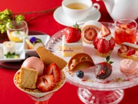Amaou Afternoon Tea with Mini Parfait