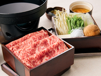 Set Sukiyaki thịt bò đen Nhật Bản