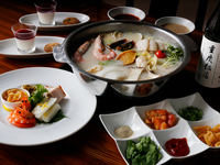 粥底火鍋(お粥火鍋）　7,000円