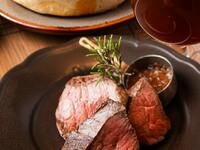 【2025年忘新年会】【2H飲み放題】シャンパンフリーフロー！国産黒毛和牛”山形牛”ビステッカ含む満足コース…9900yen 2名様～