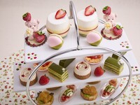 【WEB限定・土日祝17:00来店】いちごと抹茶のアフタヌーンティー