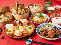 From January 16th (for 3 people or more) 4,000 yen course with all-you-can-drink, featuring dim sum tasting, fried chicken, and Sichuan mapo tofu