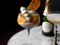 季節のパフェ/紅茶と柑橘（シャンパンセット）