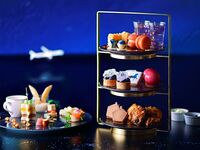 2026 Runway to Stars Afternoon Tea with glass champagne