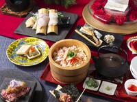 [Special Anniversary] New Year's Anniversary Plan: "Yellowtail Shabu-Shabu with Golden Broth, Edomae Sushi, Wagyu Beef Sushi, Tempura Sushi, and Black Beef Steak" with a whole cake (Weekdays 5900 / Weekends and Holidays 6300)