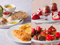 ＊ランチプレート付き＊ストロベリー＆チョコレート アフタヌーンティー withハーゲン ダッツ（食後カフェフリーつき）