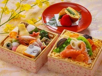 【Web決済300円OFF】つる家　ひな祭り･ちらし寿司二段重（1名様用）2/18(水)～3/3(火)　※月・火を除く