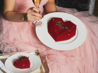 【バレンタイン】ダイヤモンドハートケーキ/ 12cm