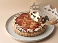 Caramel Pomme and Black Tea Galette des Rois (Size 18cm)