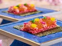 Private room guaranteed. Celebrate the New Year! [Sister restaurant Ginza Chikamitsu, winner of the 2025 Top 100 Yakiniku Restaurants Award] We offer "Carefully Selected Wagyu Crab and Salmon Roe Beef Yukhoe Dog" and "Wagyu Fillet Brioche Cutlet Sandwich"