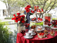 【Rouge Coffret】ストロベリー＆ローズアフタヌーンティーTWGカフェフリー 乾杯スパークリング付き（平日限定）