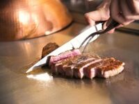 Quick dinner of Japanese Black beef