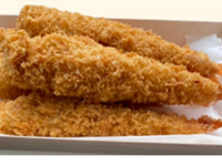 大きなエビフライ５本盛り