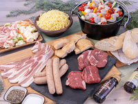 【海老と野菜のアヒージョ付きBBQセット（器材レンタル付き）】