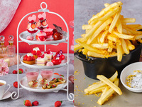 ★スペシャルセール！500円OFF★【1/16(金)14:00/14:30入店】＊ポテトフライ付き＊真っ赤な苺づくしのアフタヌーンティー（2時間カフェフリー）