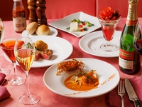 1 फरवरी से 28 फरवरी तक {वेलेंटाइन स्पेशल} फिलेट मिग्नन स्टेक कोर्स ◇ फिलेट मिग्नन स्टेक, अल्फोंसिनो और क्रैब बाउलाबैस, स्ट्रॉबेरी पारफेट, आदि।