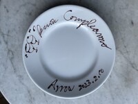Birthday plate