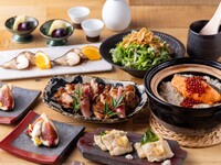 【2名様限定　個々盛り】プライベートの新年会に♪　旬菜コース-お料理のみ8品-＋乾杯スパークリングワイン　4,800円　