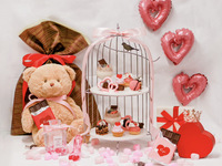 【ハート×チョコアフタヌーン】ときめくスイーツ&セイヴォリー+2時間カフェフリー