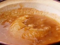 Seasonal ingredients and shark fin course