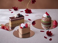 Assortment of 3 seasonal sweets [February: Strawberry x Chocolate Sweets]