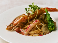 【鳥取フェア2026】鳥取県産モサエビとずわい蟹のビスク風パスタ