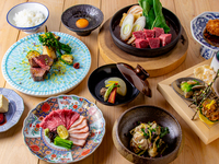 【全6品】黒毛和牛すき焼きコース おばんざい５種盛り、黒毛和牛の肉吸い、カニクリームコロッケ、黒毛和牛リブロースすき焼き「選べる鍋だし」、土鍋銀しゃり、香の物