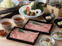  【厳選豚肉と和牛】出汁しゃぶ会席「紫蘭 しらん」