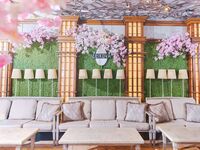 【桜テラス確約】桜×いちごお花見アフタヌーンティー　平日/予約制