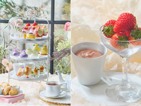 【土日 フレッシュ苺付きプラン（わんちゃん同伴無し）】大人/中学生以上フラワーマルシェアフタヌーンティー