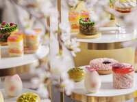 【3/1～4/30 After 6:30】 Cherry Blossom Spring Afternoon Tea with a glass of sparkling wine