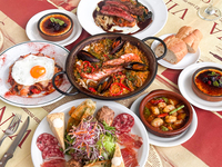 (3/3～)【ディナー｜飲み放題】HP予約限定!!ボデガ名物コース《HP特典で乾杯スパークリングorノンアルカクテル付き》歓送迎会にもおすすめ★