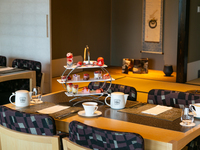 <Japanese modern seating> [Limited time offer] Must-see for moms with children! Haruka's Strawberry Afternoon Tea