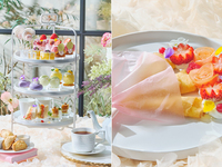 【クレープブーケ付】フラワーマルシェアフタヌーンティー（平日）