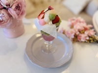 Cherry blossoms and matcha