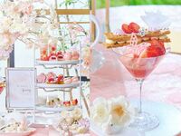 【スペシャリテ付】桜色のストロベリーアフタヌーンティー（土日祝）
