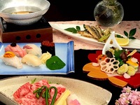 【記念日×和食会席】旬の味覚を愉しめる会席　比叡　アニバーサリープレート付き