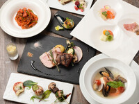 プレミアムディナー+乾杯+カフェ+プレート11000円