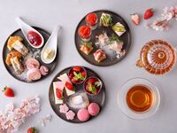 【平日：季節のアフタヌーンティー】3～4月限定 いちご×桜のスプリングアフタヌーンティー