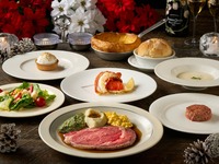 【Lunch・旬の食材を使用した限定コース】～メインにプライムリブ含む～全6品～