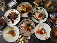 【Winter Tribe】選べるプリフィックスランチ3品＋ソムリエ厳選 ワインペアリング3種付＋TWGカフェフリー(平日/土日祝)