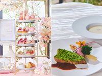 【ポークランチ】桜色のストロベリーアフタヌーンティー（平日）